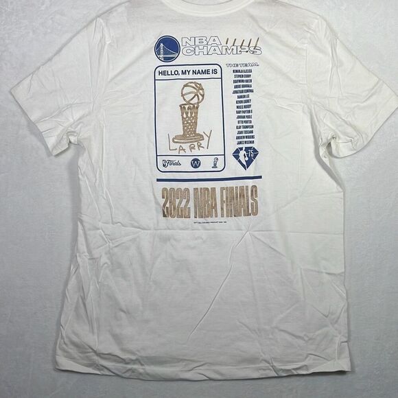 Nike Golden State Warriors NBA Finals Champion Roster 2022 T-Shirt NWT Men XLARG - Picture 1 of 5